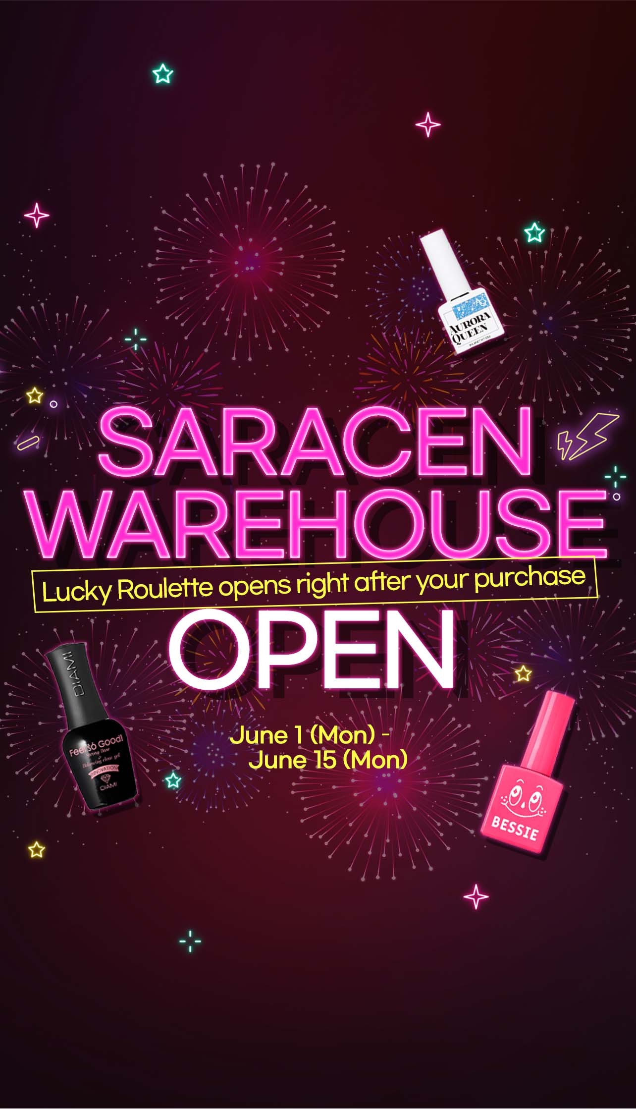 💎 SARACEN Warehouse OPEN 💎