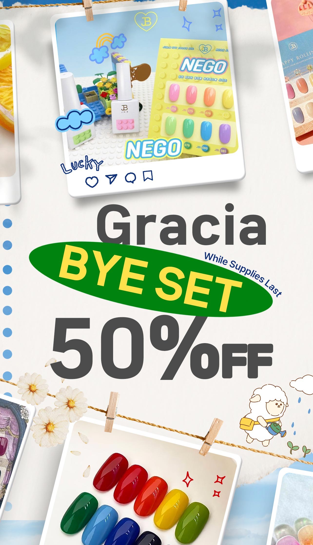 Gracia Bye Set 50% OFF