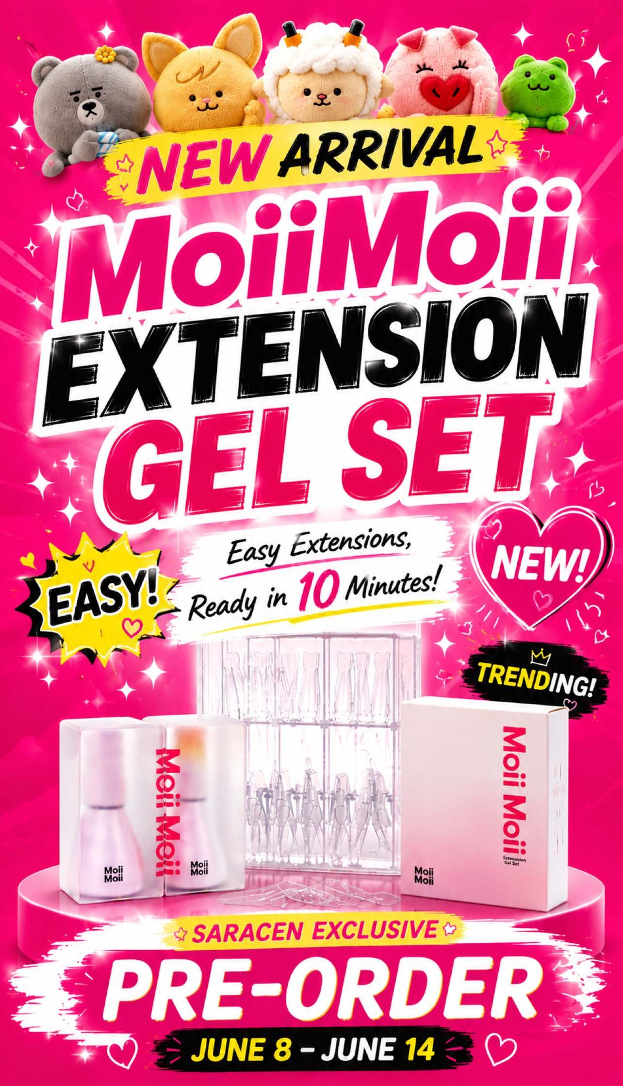 MoiiMoii Extension Gel Set